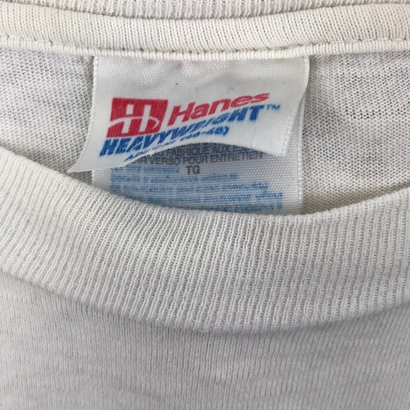 RARE Vintage 90’s HANES Heavyweight MERVIN’S California Single Stitch Shirt - Picture 5 of 6